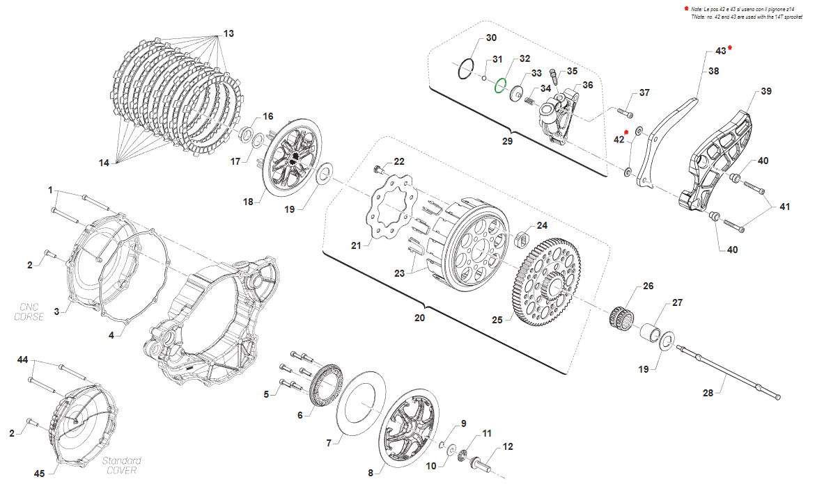 2T 250/300 EN/MX 2026 - MOTOR - EMBRAGUE ''OPEN CLUTCH'' F3